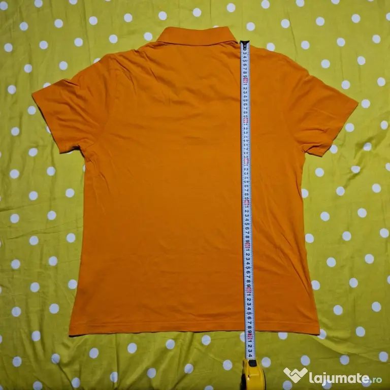 Puma Tricou Polo Portocaliu Bărbați Mărimea L Ca și Nou Original