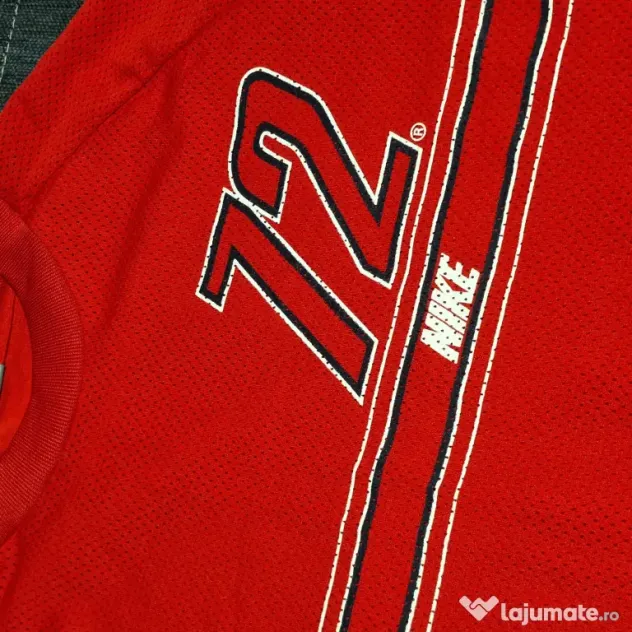 Bluză Nike Vintage M Bărbați Roșie Originală Nouă fără Etichetă