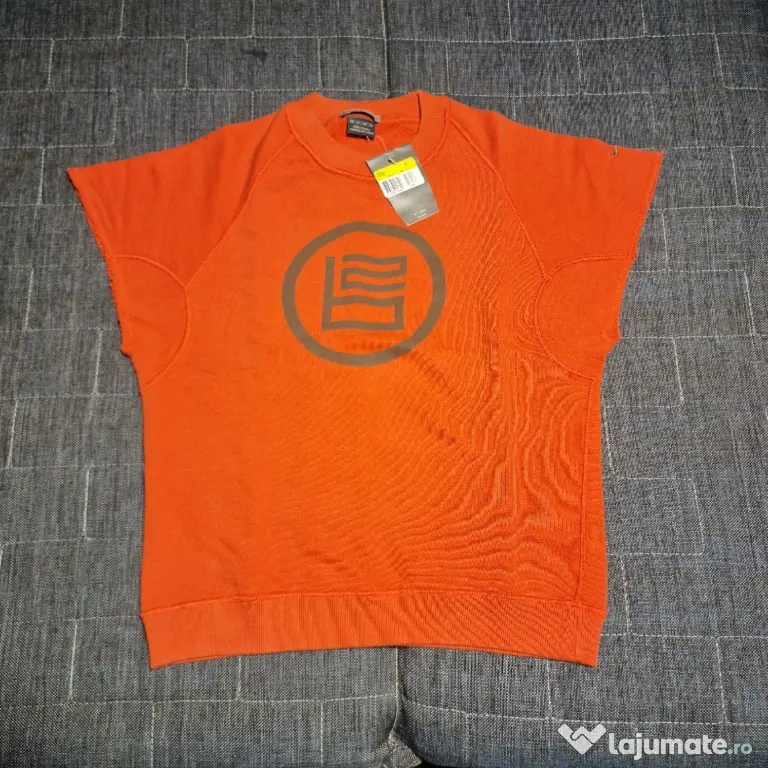 Bluză Nike Vintage Oversized Portocalie S Bărbați Nouă cu Etichetă