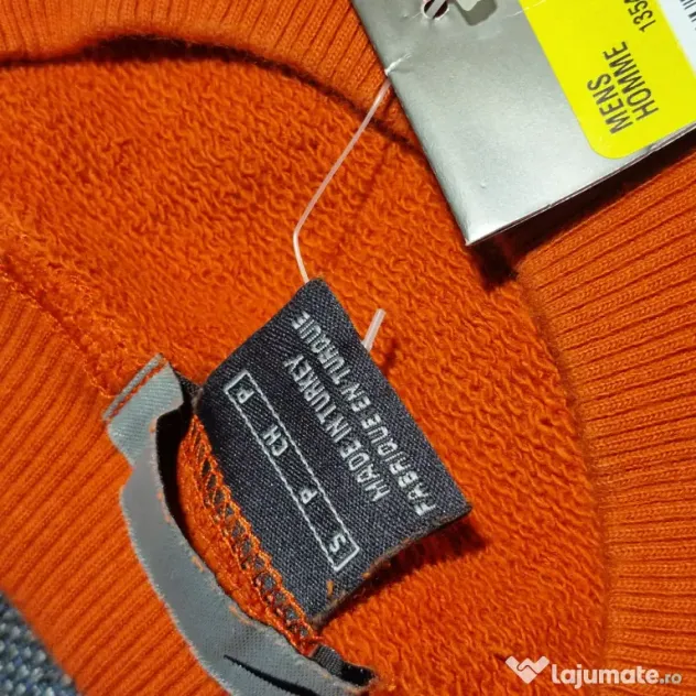Bluză Nike Vintage Oversized Portocalie S Bărbați Nouă cu Etichetă