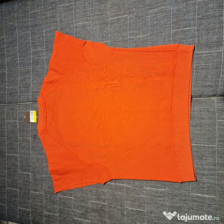 Bluză Nike Vintage Oversized Portocalie S Bărbați Nouă cu Etichetă
