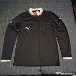 Bluză arbitru Puma M bărbați neagră fotbal nouă cu etichetă