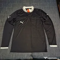 Bluză arbitru Puma M bărbați neagră fotbal nouă cu etichetă