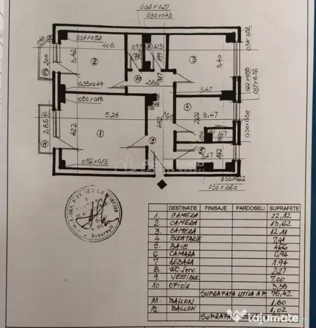 3 camere - 2 bai - Decebal - Alba Iulia