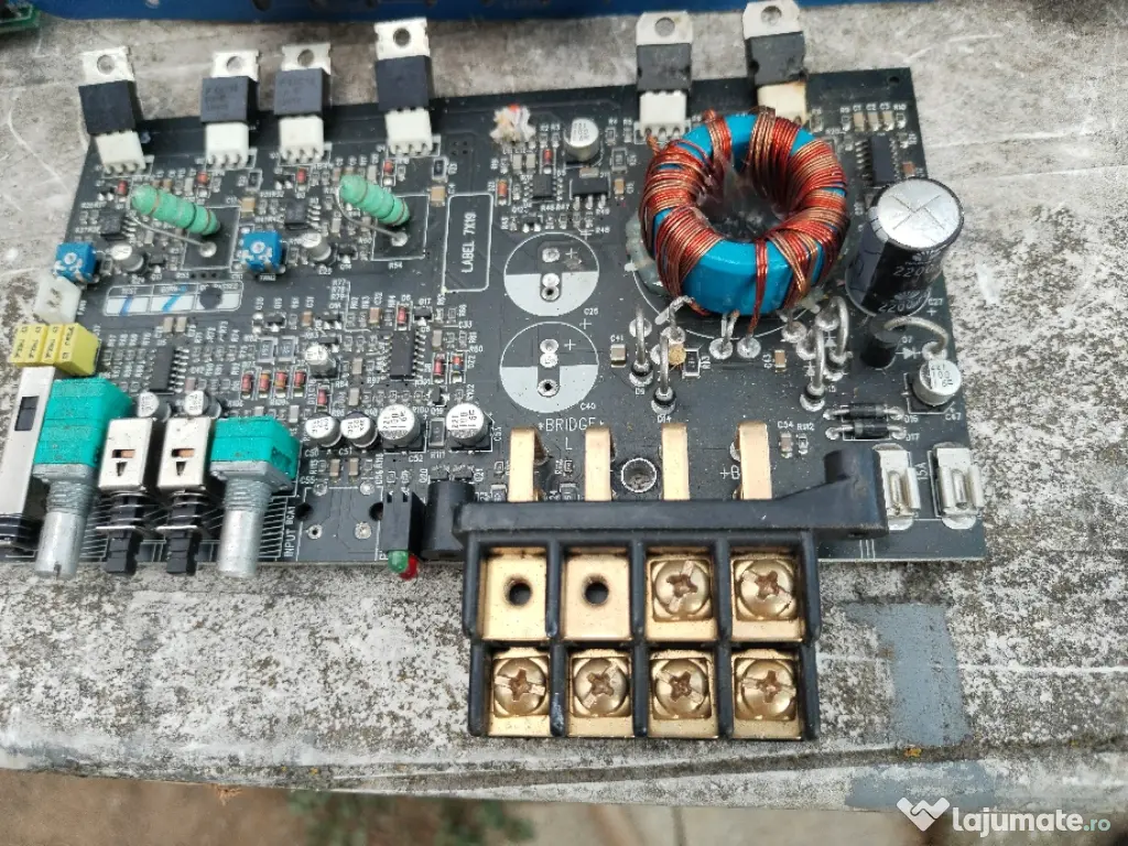 plăci amplificatoare bass auto 12v