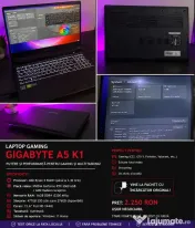 Laptop Gaming GIGABYTE A5 K1