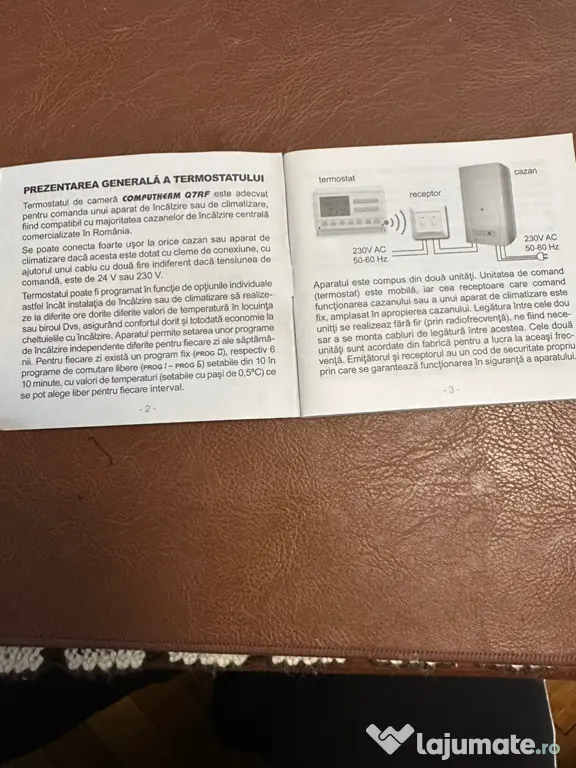 Termostat de ambient fara fir