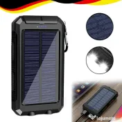 Încărcător Solar (Power Bank Solar) 30.000 mAh + Lanterna cu doua lumini