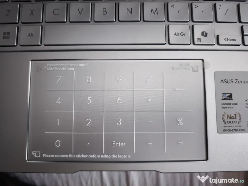 Laptop Asus ZENBOOK, NOU!!!