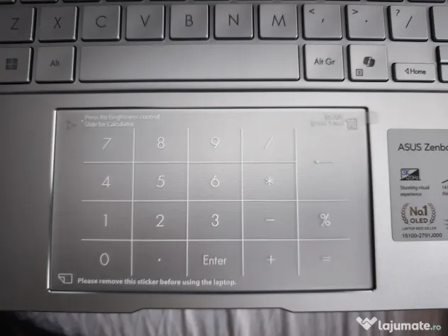 Laptop Asus ZENBOOK, NOU!!!