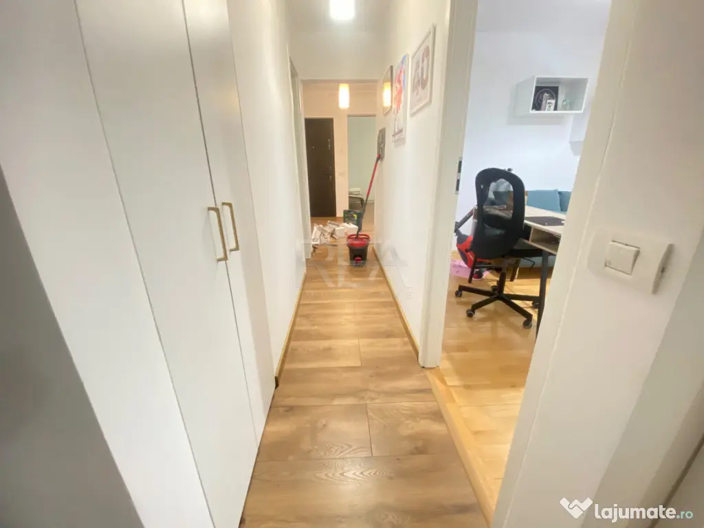 3 camere-Decomandat- Centrala Proprie-Etajul 2 din 8 - Rahov