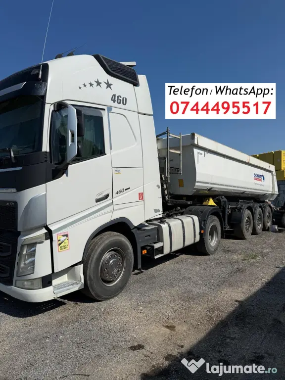 Semiremorca Schmitz, an 2023, unic proprietar. VOLVO FH 460, an 2014, Euro 6