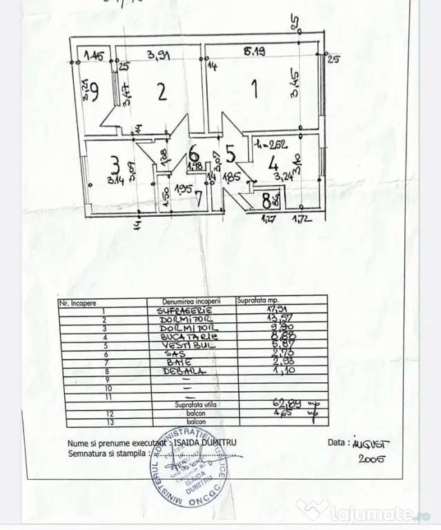 Direct proprietar! Apartament 3 camere decomandat - metrou Valea Ialomitei
