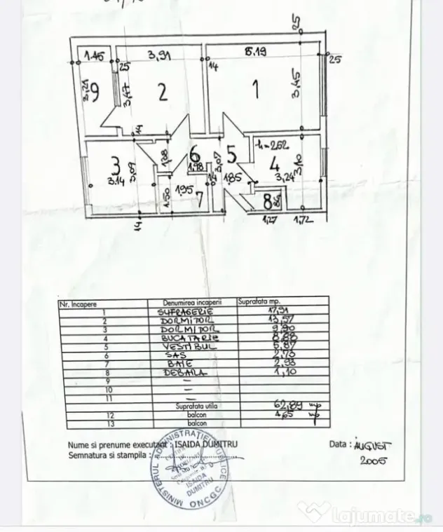 Direct proprietar! Apartament 3 camere decomandat - metrou Valea Ialomitei