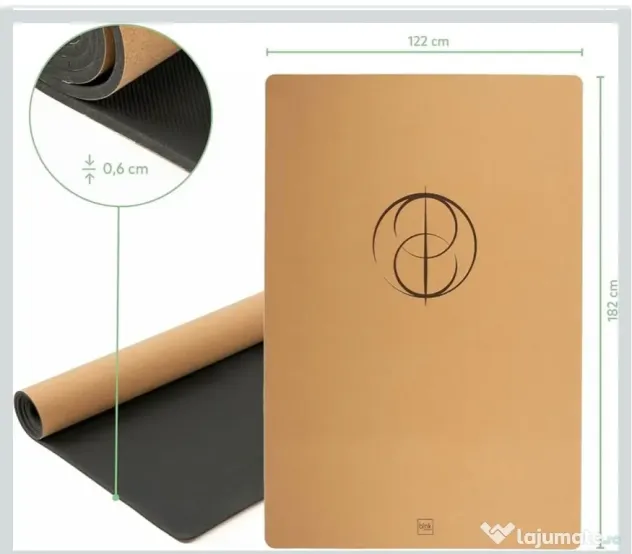 saltea yoga pilates BLNK Yoga Mat Cork XXL