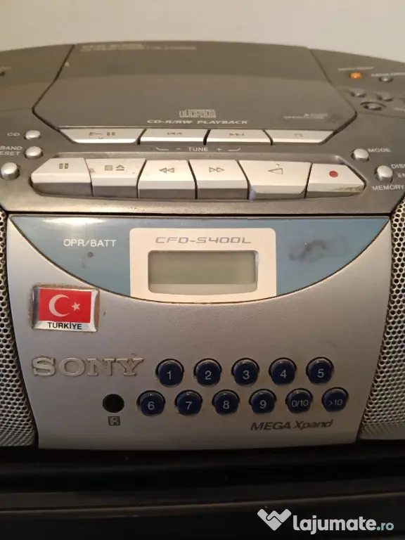 Radio casetofon CD player Sony