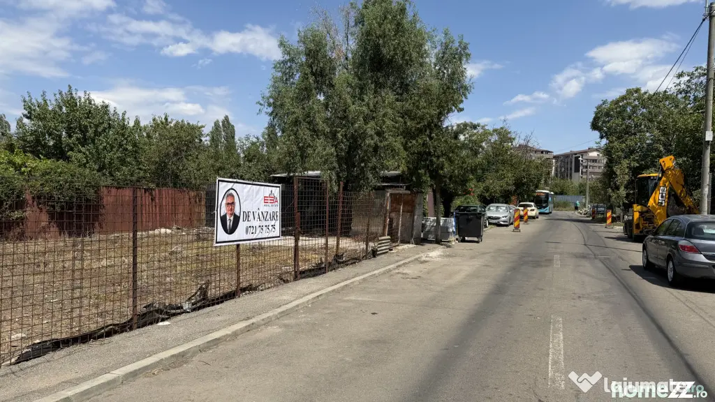 Teren intravilan 302 mp , urbanism , P+4, toate utilitățil