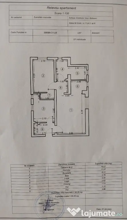 PROPRIETAR-apartament 2 camere mobilat,boxa,loc parcare,ultracentral
