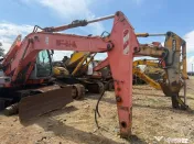 Brat excavator pe roti Fiat Kobelco E175W