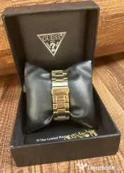 Ceas Guess damă auriu – Japan Movement, 100 m Water Resistant, în cutie 