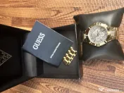Ceas Guess damă auriu – Japan Movement, 100 m Water Resistant, în cutie 