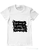 Tricou ADLER barbat Te patez cu cerneala alb