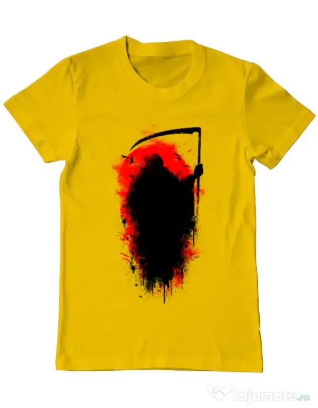 Tricou ADLER barbat Reaper Galben
