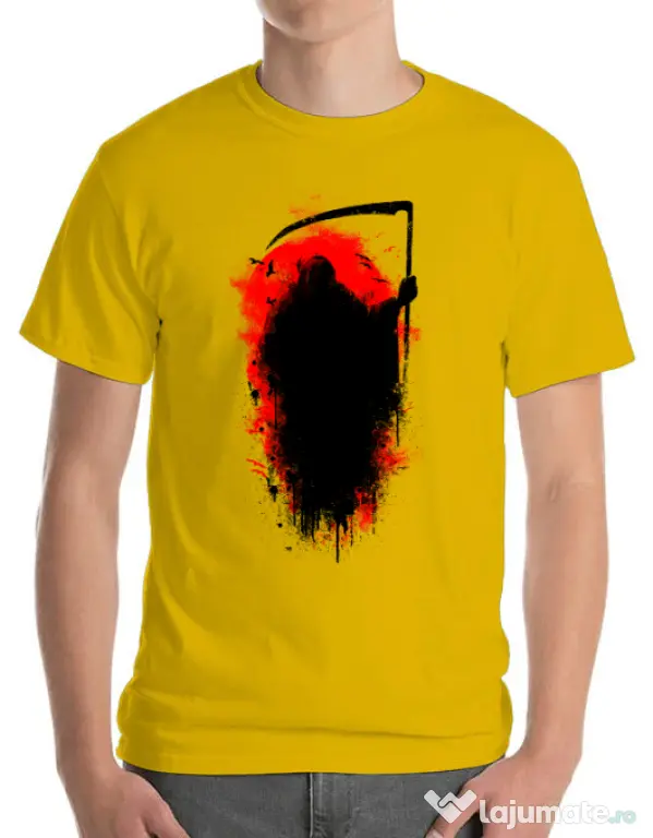 Tricou ADLER barbat Reaper Galben