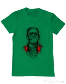 Tricou ADLER barbat Frankenscratch Verde mediu