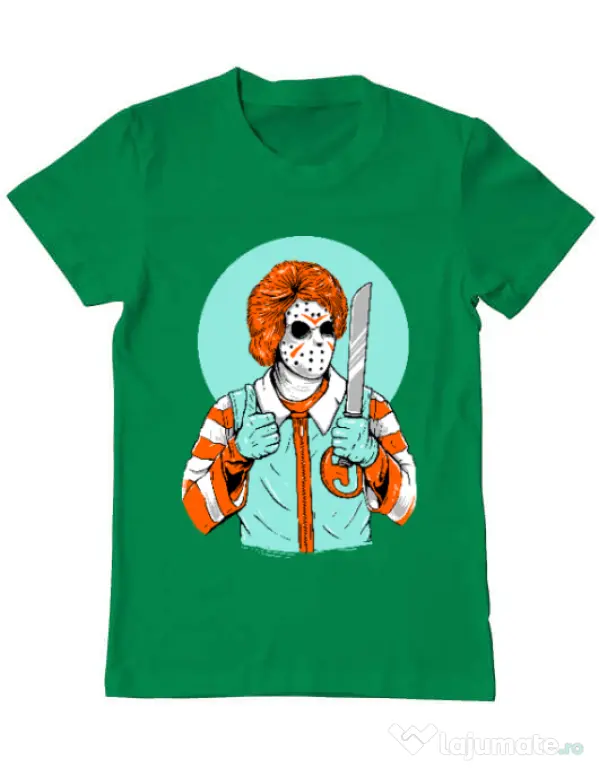 Tricou ADLER barbat Clown killer Verde mediu