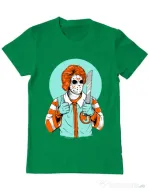 Tricou ADLER barbat Clown killer Verde mediu