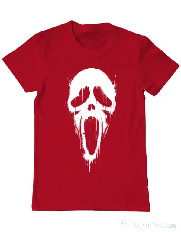 Tricou ADLER barbat Bloody scream Rosu