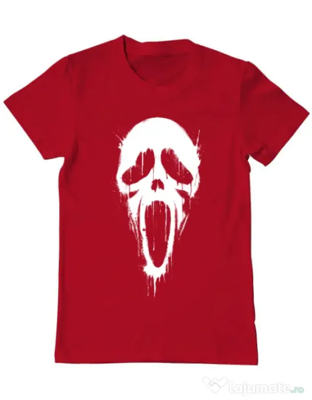 Tricou ADLER barbat Bloody scream Rosu
