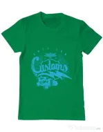 Tricou ADLER barbat American customs Verde mediu