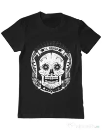 Tricou ADLER barbat El gringo Negru