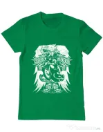Tricou ADLER barbat Ghost rider Verde mediu