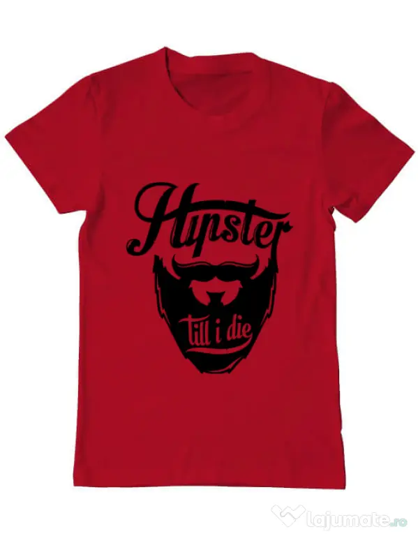 Tricou ADLER barbat Till I die Rosu