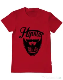 Tricou ADLER barbat Till I die Rosu