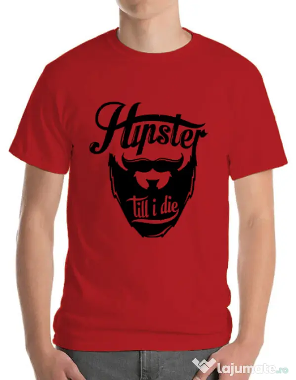 Tricou ADLER barbat Till I die Rosu