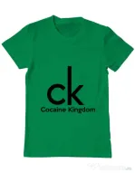 Tricou ADLER barbat Cocaine kingdom Verde mediu