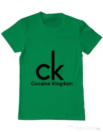 Tricou ADLER barbat Cocaine kingdom Verde mediu