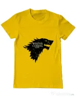 Tricou ADLER barbat Winter is coming Stark Galben