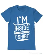 Tricou ADLER barbat Inside my tshirt Albastru azuriu