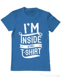 Tricou ADLER barbat Inside my tshirt Albastru azuriu
