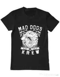 Tricou ADLER barbat Mad dogs krew Negru