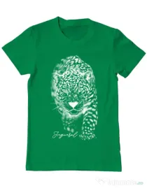 Tricou ADLER barbat Jaguarul Alb Verde mediu