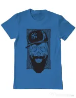 Tricou ADLER barbat Swag Albastru azuriu