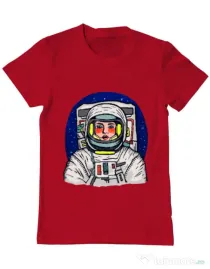 Tricou ADLER barbat I need some space Rosu