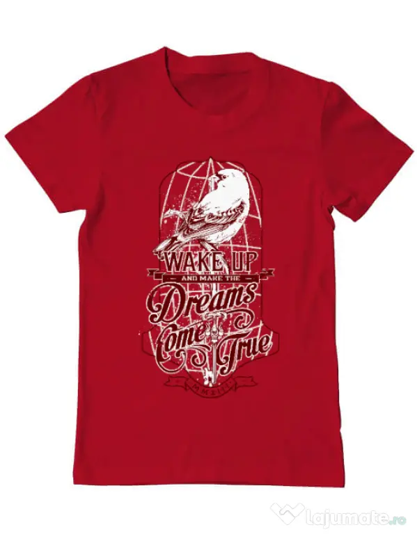 Tricou ADLER barbat Wake up Rosu