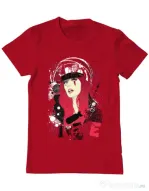 Tricou ADLER barbat Raining fire Rosu